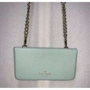 Kate Spade Crossbody Iphone X & Xs Folio Case 8ARU2317 Misty Mint